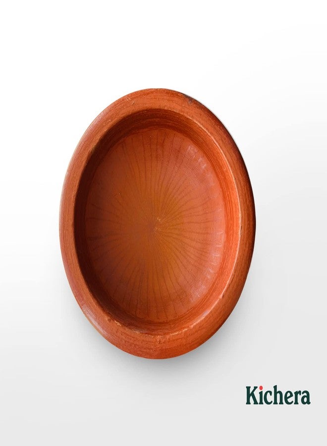 Kichera Pottery Earthen Kadai/Clay Pots for Cooking & Serving 2 Litre - Image 3